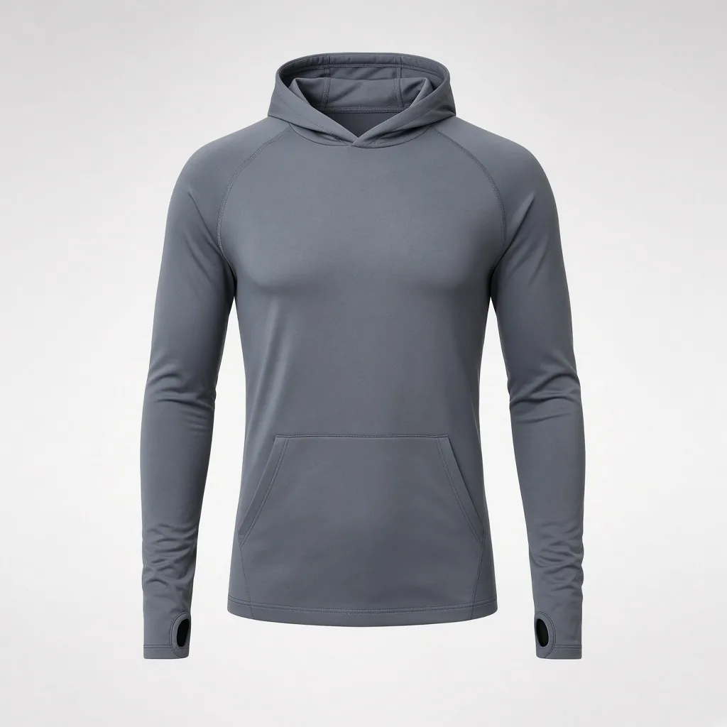 Performance-Tech-Raglan-Hoodie mit Daumenlöchern
